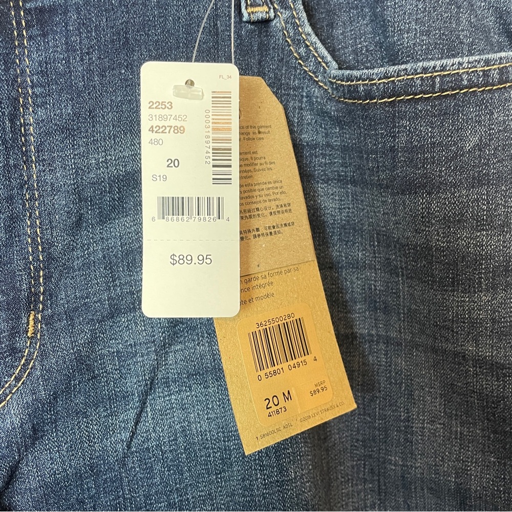 Skinny Leg Levi’s PLUS SIZE 20W - Picture 9 of 11